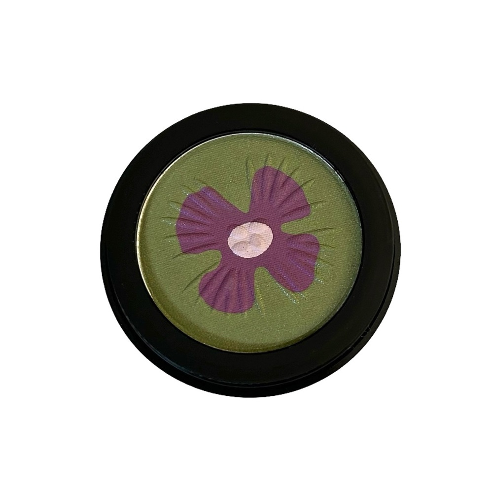 Vincent Longo Lila Flower Trio Eyeshadow 2000s Green Purple Discontinued